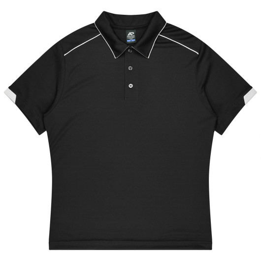 Hamilton Mens Polos Black White